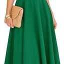 BTFBM Summer Dresses for Women 2026 Mock Neck Sleeveless High Waist Flowy Aline Maxi Spring Wedding Guest Dress Cocktail Medium