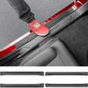 Exterior Door Sill Protector Compatible with 2022-2026 Toyota Tundra Car Threshold Protector TPE Car Door Entry Guard Replacement for 2022-2026 Toyota Tundra Accessories