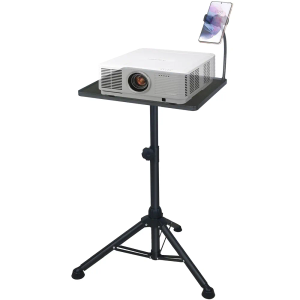 GLEAM Projector Stand Stronger Support Large Tray Size 21"x35"/23"x51" Projector, DJ Equipment