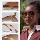 livho Trendy Polarized Aviator Sunglasses Women Men, Retro Sun Glasses for Women Men 2025, Oversized UV Protection Shades
