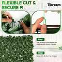 Artificial Ivy Fence Privacy Screen 120x40in UV-Anti Dense Faux Greenery Backdrop Fake Hedges Fence & Faux Ivy Vine Leaf Decoration for Patio Balcony Garden Wall Backyard Indoor Outdoor