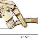 QWORK 1 T Cable Grip Wire Grip Steel Rope Jaw Puller for Wire Rope, Pulling 2204 Lbs