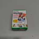 Fujifilm Mini Instant Film (White) for Mini 8,9,11,12,50s, 25, 7s, 90, 300 Cameras, Instax Mini Link's W/Microfiber Cloth by Megen (20 Prints)