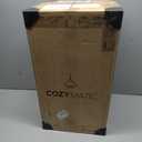 3 Tier Round Nightstand with Drawer, Ginger Yellow Round Side Table Small Plastic Storage End Table Suitable for Bedroom, Living Room, Bathroom (Ginger Yellow)