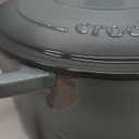 Crock-Pot Artisan 7-Quart Round Enameled Cast Iron Dutch Oven  Slate Gray, Heavy-Duty Cookware for Slow Cooking, Baking, Roasting with Lid