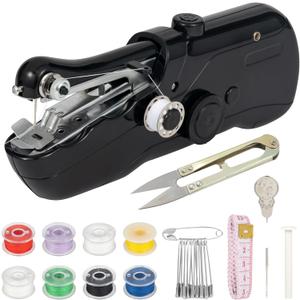 Handheld Sewing Machine,Portable Mini Sewing Machine with Accessory Kits,Easy Operated for Beginners