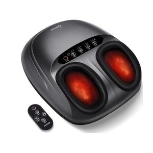 KNQZE Shiatsu Foot Massager with Heat for Plantar Fasciitis, Birthday Gifts
Deep Kneading Shiatsu Massage, Multiple Heat & Compression Levels, Remote Control, Fits Men's Size 13, Gift for Women Men Mom