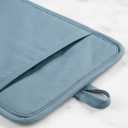 KitchenAid Ribbed Soft Silicone Pot Holder 2-Pack Set, Fog Blue, 7"x9"