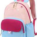 BTOOP Kids Backpack for Boys Girls 3-6, Preschool Kindergarten Backpack with Insulated Lunch Compartment & Chest Strap, Cute Lightweight School Travel Bag Fits A4 Folder