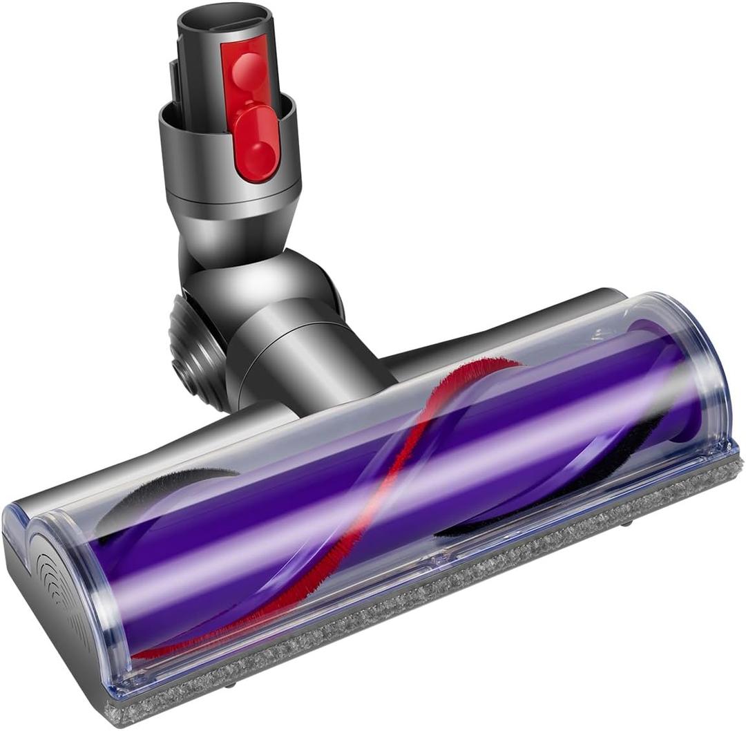 Quick-Release Motorhead Cleaner Compatible with Dyson V7 V8 V10 V11 V15, Cordless Vacuum Attachments Cleaner Electric Mop Head Motorized Tool Head Replacement Parts for Hard Wood Carpets Floors