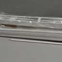 Cordless Faux Wood Blinds 38" W x 48" H, 2 Inch Slat Horizontal Windows Blinds with Crown Valance, Room Darkening Blinds, White Blinds for Home Interiors.