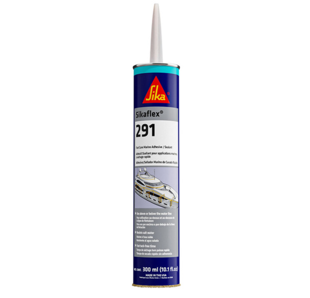Sika Sikaflex 291 Fast Cure Adhesive Sealant 10.3oz (300ml) Cartridge - White [90919], Pack Of 2