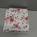 2 x KY&BOSAM Butterfly Suncatchers Precious Grandmother Stained Glass for Windows Hangings Wind Chimes with Pressed Flower Wings and Heart Charm Birthday Gifts for Grandma Mother`s Days Christams