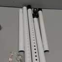 PBHEPJ Sliding Door Security Bar, 18.5-51 inch Adjustable Patio Door Security bar with Rubber Tips, Multi-use Window Security Bars, Sliding Door Stopper, White, 2 Pack