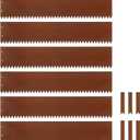 Dyna-Living 40 x 8 Inch Steel Landscape Edging 6 Pack Metal Edging for Landscaping Garden Edging Border, 20FT Total Pre-Rusted Border Metal Landscape Edging with Clips for Lawn, Garden, Yard