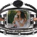 CHARMINGO Boho Leather Bracelet Compatible with Apple Watch Bands for Women Men 38mm 40mm 41mm 42mm 44mm 45mm 46mm 49mm - Multilayer Wrap Dressy Apple Watch Strap for Cute Iwatch Band Series 11 10 9 8 7 6 5 4 SE 3 Ultra 3 2 1