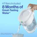 Brita Plus Water Filter, BPA-Free, High-Density Replacement Filter for Pitchers and Dispensers, Reduces 2x Contaminants*, Lasts Two Months or 40 Gallons, Includes 4 Filters
