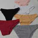 Evankin High Waisted Pure Cotton Triangle Underwear for Women Comfortable and Breathable M