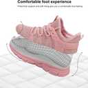AOE Womens Fashion Walking Running Shoes Ultra Lightweight Breathable Mesh Tennis Shoes Non Slip Athletic Workout Gym Sneakers, Size: 6 Women/5 Men