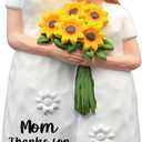 Mom Birthday Gifts,5.9'' Mother and Daughter with Sunflower Figurine,Gifts for Mom from Daughter on Mother's Day,Birthday,Thanksgiving and Christmas