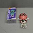 Tipmant Baby Toddler Electric Jellyfish Toys Cute Electronic Octopus Animal Vehicle Car, Dance, Crawl, Music, Luminous Lights, Kids Teens Adults Gifts (Rose red)