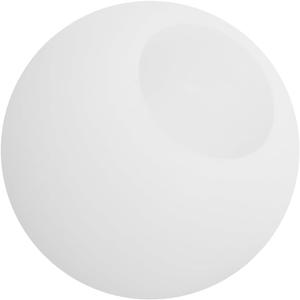 Cabilock Globe Lamp Cover 7-Inch Diameter White Plastic Dome Light Replacement for Floor and Hanging Lamps Compatible Fixtures for Home Decor