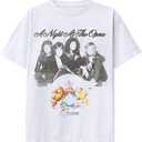 Queen Unisex Adult Offical Merch Night at The Opera T-Shirt (Medium)