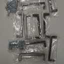 Ravinte 10 Pack Solid Kitchen Cabinet Handles Oil Rubbed Bronze Cabinet Pulls Slim Drawer Pulls with 4 Inch Hole Center Square Bar Kitchen Cabinet Hardware