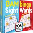 THE BAMBINO TREE Sight Word Bingo Game Level 1 and 2 - Educational Games for Kids - Learn to Read Vocabulary for Kindergarten 1st Grade - Dolch's Fry's Words Lists