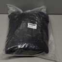 Wantdo Men's Winter Insulated Ski Pants Waterproof Snow Bibs Cargo Overalls (Black) M