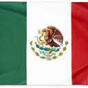 DANF Mexico Flag 3x5 Ft - 100D Thicker Polyester - Mexican MX National Flags Double Stitched Quality 3 X 5 Feet with Brass Grommets Indoor Outdoor Use