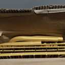 Hoctieon 3 Tier Mesh Style Shoe Rack, Entryway Shoe Shelf, Shoe Storage Organizer, Shoe Rack for Closet, Space Save for Bathroom, Garage, Hallway, Bedroom, Living Room, Gold