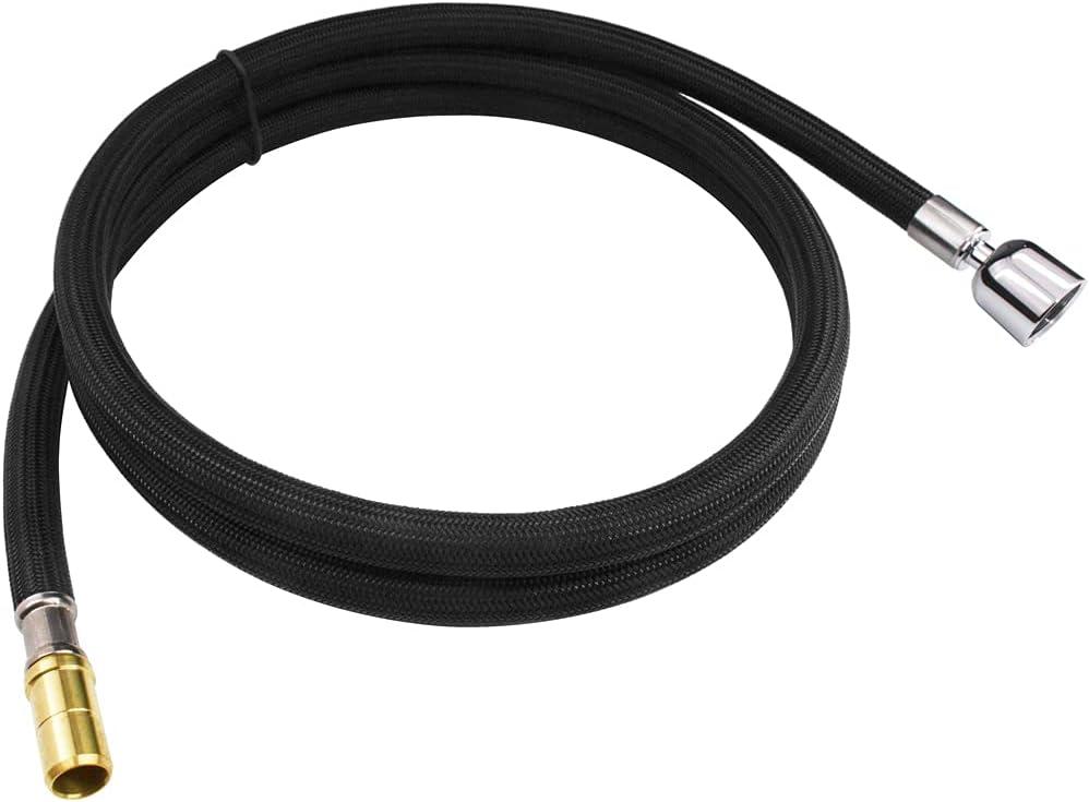 Kitchen Faucet Parts Replacement for Kohler Faucet K-1304674-BC to Hose Adapter extender, sink hose attachment for faucet K-1219935-BC, 67" Inches Pull Down Hose, Bright Chrome Finish