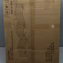 Dog Gates for Doorways Extra Wide 110inches (9ft), Wooden Freestanding Pet Gates for Dogs with 4 Support Stands, Foldable Gates for Dogs Indoor (White)