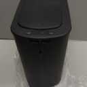 Cesun Automatic Motion Sensor Black Bathroom Trash Can with Lid, 2.6 Gallon Touchless Trash Bin, Smart Plastic Slim Garbage Can Small Wastebasket for Toilet, Office, rv, Bedroom, Living Room