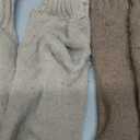 BomKinta Women Winter Solid Boots Socks Thick Warm Wool Socks Cozy Crew Socks Christmas Gift, 5PS