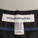 Amazon Essentials Men's Classic-Fit Wrinkle-Resistant Pleated Chino Pant (36W x 28L, Black)