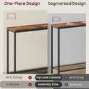 VASAGLE 31.5" Console Table, Narrow Behind Couch Table, 2 Tier