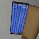 NIKY 10 inch Taper Candles, Set of 12 Unscented Dripless Candlesticks - 8 Hours Long Burning for Home Decoration, Wedding, Parties and Special Occasion (Light Blue)