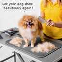 Dog Grooming Table Mat Pad Non Slip，Silicone Durable Premium Non-Slip Dog Bath Mat，Slip Mat - Bathing Mat for Pets，22.45inchX15.75inch (Dark Grey)