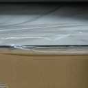 Mobile Standing Desk, Pneumatic Adjustable Rolling Desk(27.5 Inches), Portable Laptop Desk with Wheels, Overbed Bedside Table Laptop Table for Couch, Home, Office, White (28")