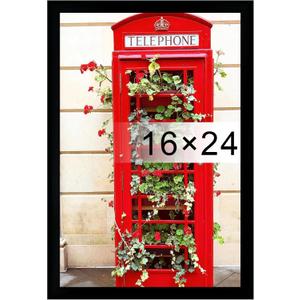 SESEAT 16x24 Frame Black, Display Pictures 16x24 without Mat, Photo Frames Wall Gallery, 1 Pack