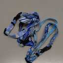 Silkfly 6 Pcs Snowflake Winter Dog Collars Adjustable Cute Removable Blue White Winter Dog Collars with Buckle for Pets Party Gifts(12-17.7 in)