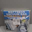 Mattress Vacuum Bag for Moving, Vacuum Seal Mattress Bag for Memory Foam or Inner Spring Mattresses, Compression and Storage for Returns, Leakproof Valve and Double Zip Seal (Twin/Twin-XL)