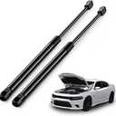 ARANA Hood Struts Lift Support for 2011-2020 Dodge Charger Sedan with Aluminum Hood, Front Hood Replacement Shocks Fits 2011-2022 Chrysler 300 with Aluminum Hood, 2 Pcs (Extended Cylinder Version)