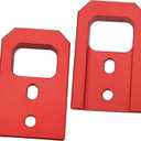 Front Tow Hooks Red Replacement for Toyota Tacoma 2024-2026/4Runner 2025-2026/Land Cruiser 24-on