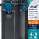 OASE BioMaster 2 Thermo 600 Canister Filter for Aquariums External Aquarium Filter with Built-in Heater EasyClean Pre-Filter, Quiet Operation Freshwater & Saltwater, Up to 160 Gallons