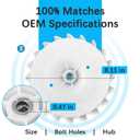 DC67-00180B Blower Wheel Fan Replacement for Dryer - Compatible with sums-ung Select Models, Replace DC67-00180A, PS4212790, AP5324177, or 2310018, Durable ABS Plastic