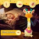 Emoin Dancing Talking Giraffe Baby Toy, Adjustable Volume Baby Giraffe Toys Singing 10 Children's Songs Singing Mimicking Recording Repeating What You Say for Toddlers