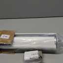 Persilux Cordless Zebra Blinds for Windows (34" W x 72" H, White) with Upgraded Cassette Light Filtering Dual Layers Sheer Roller Blinds Energy Saving Shades for Office and Home